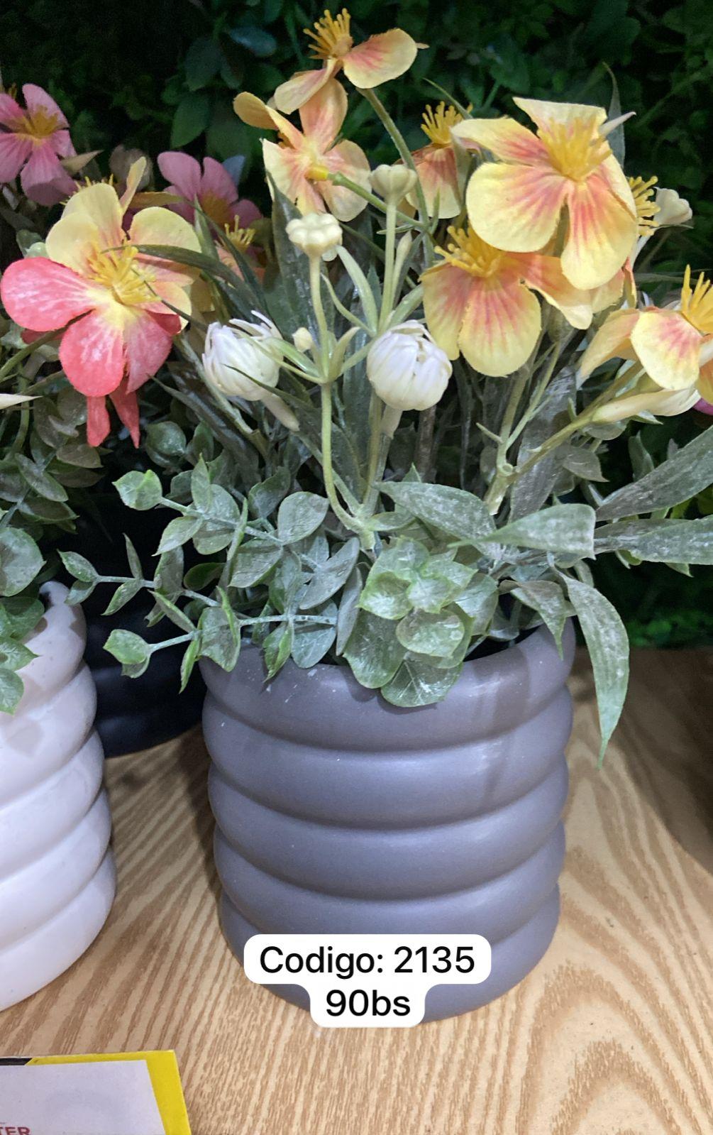 Flores de plástico-2135